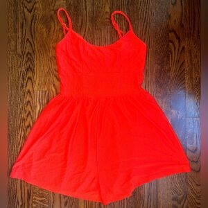 Orange Romper